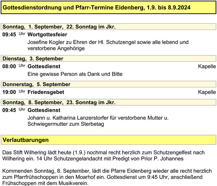 Pfarre Eidenberg 20240831
