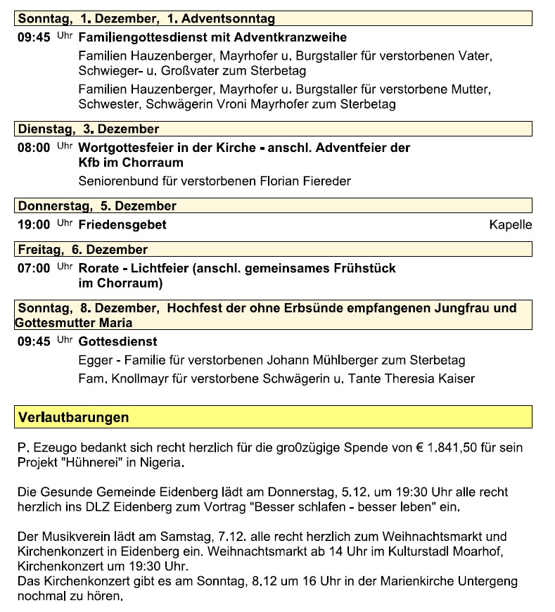 Pfarre Eidenberg 20241130