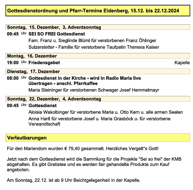 Pfarre Eidenberg 20241214