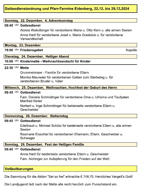 Pfarre Eidenberg 20241222